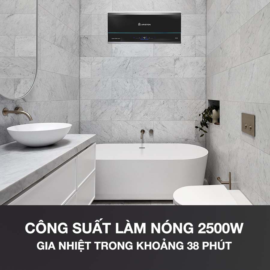 Bình nóng lạnh Ariston SL3 30 TOP WIFI 2.5 FE làm nóng nhanh