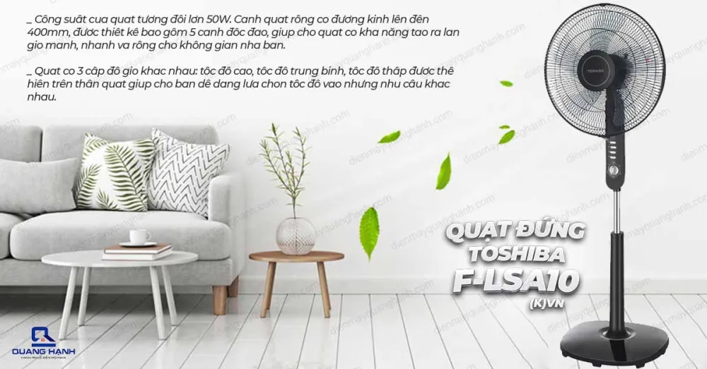 Quạt Đứng Toshiba F-LSA10(K)VN