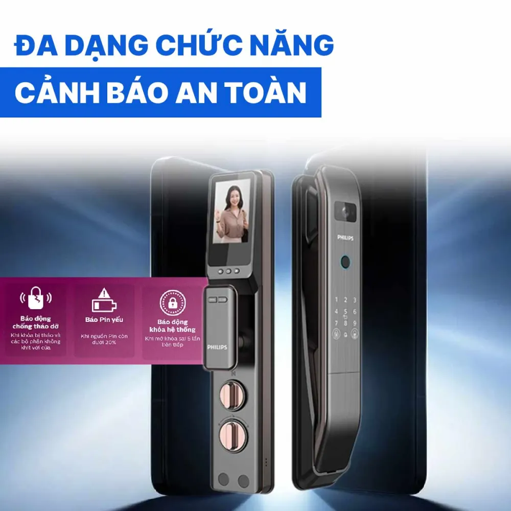 Khóa cửa thông minh Philips DDL303