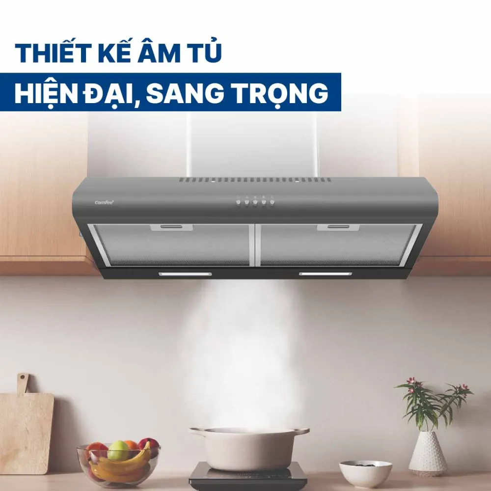Máy hút mùi âm tủ Comfee CH-70SF49B