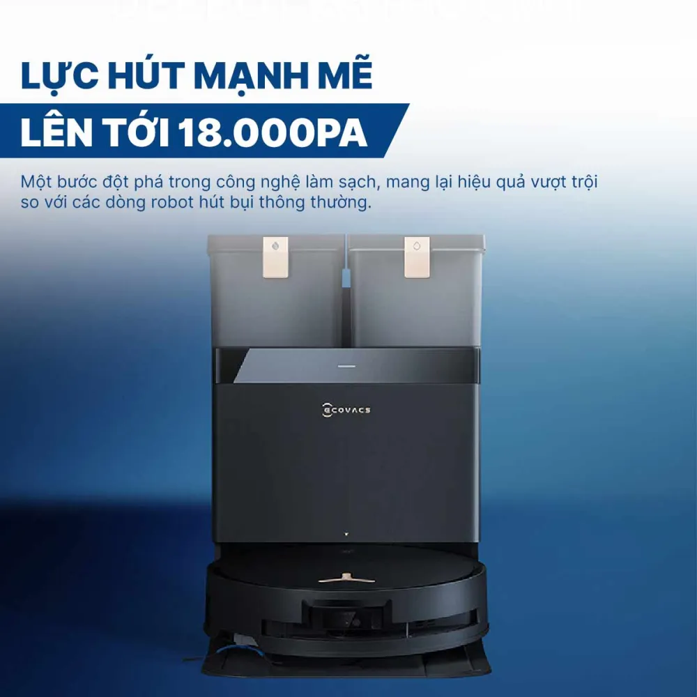 Robot hút bụi lau nhà Ecovacs Deebot X8 Pro Omni 2025