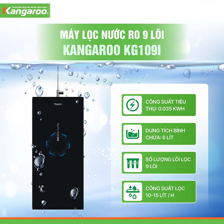 Máy lọc nước Kangaroo RO Infinity KG109I