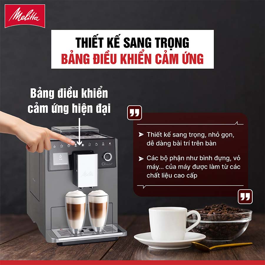 Máy pha cà phê Melitta Caffeo CI Touch Plus
