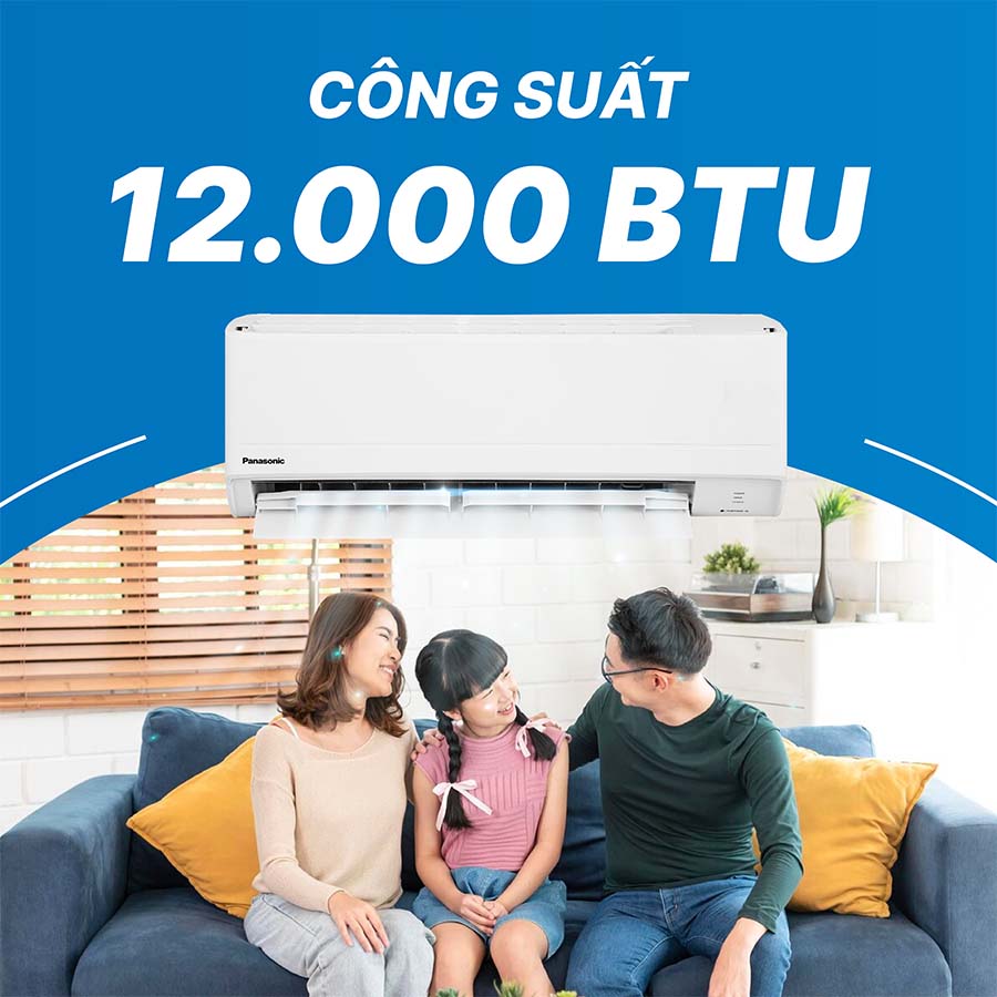 Điều hòa Panasonic CU/CS-N12ZKH-8 có công suất làm lạnh 12000 BTU