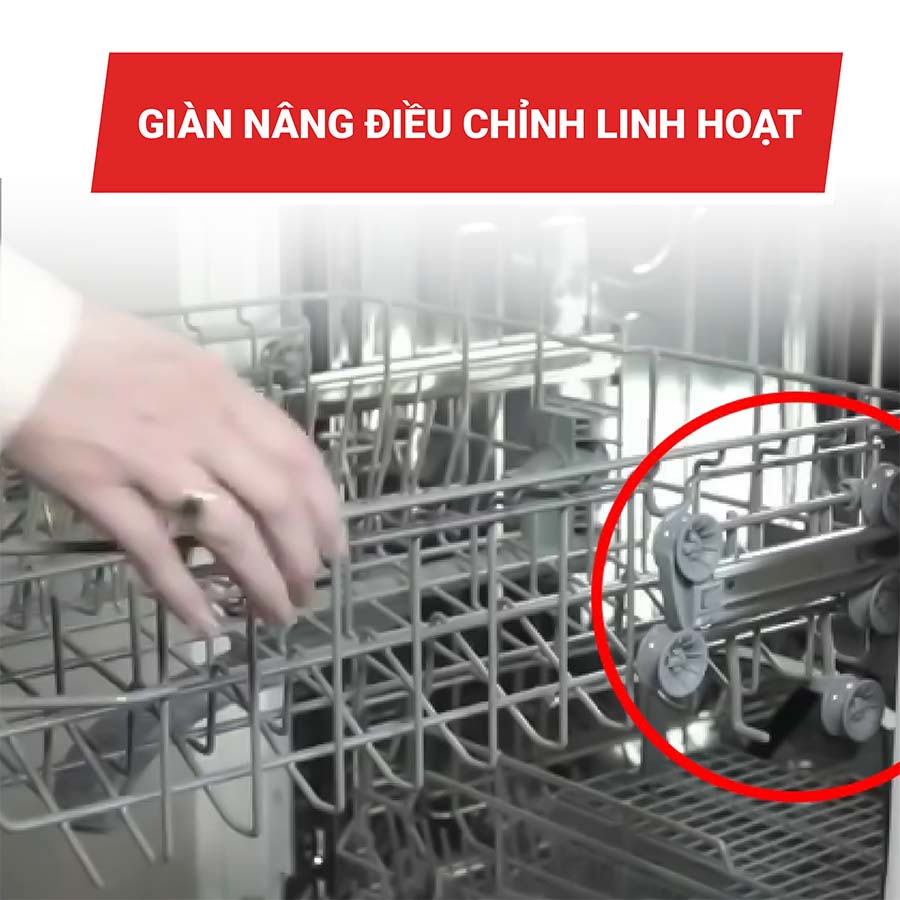 Máy rửa bát 15 bộ Texgio TGF3815B