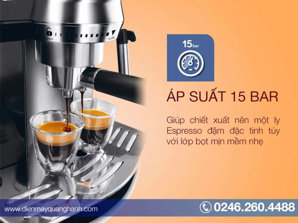 Máy pha cà phê EC820.B - Điên Máy Quang Hạnh