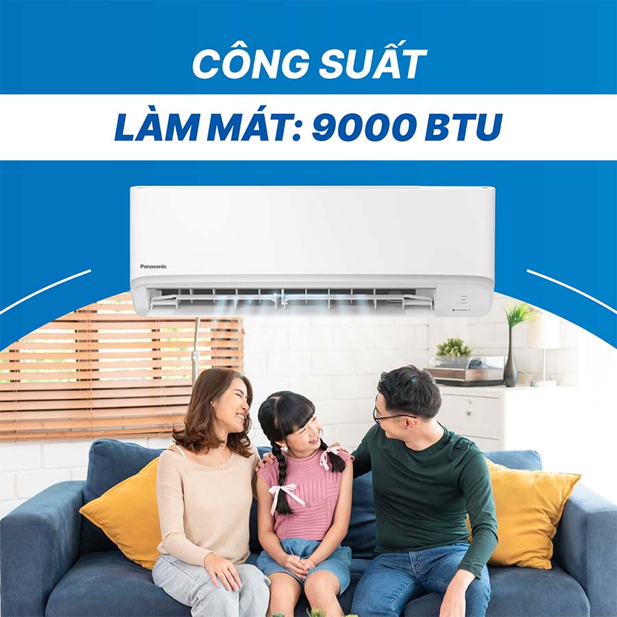 Điều hòa Panasonic CU/CS-N9AKH-8 có công suất làm lạnh 9000 BTU