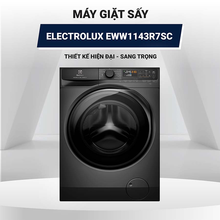 Máy giặt sấy Electrolux Inverter 11/7Kg EWW1143R7SC