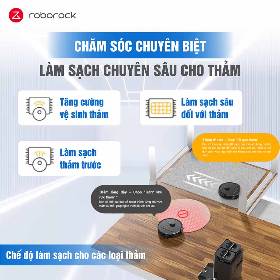 Robot hút bụi lau nhà Roborock QR 798