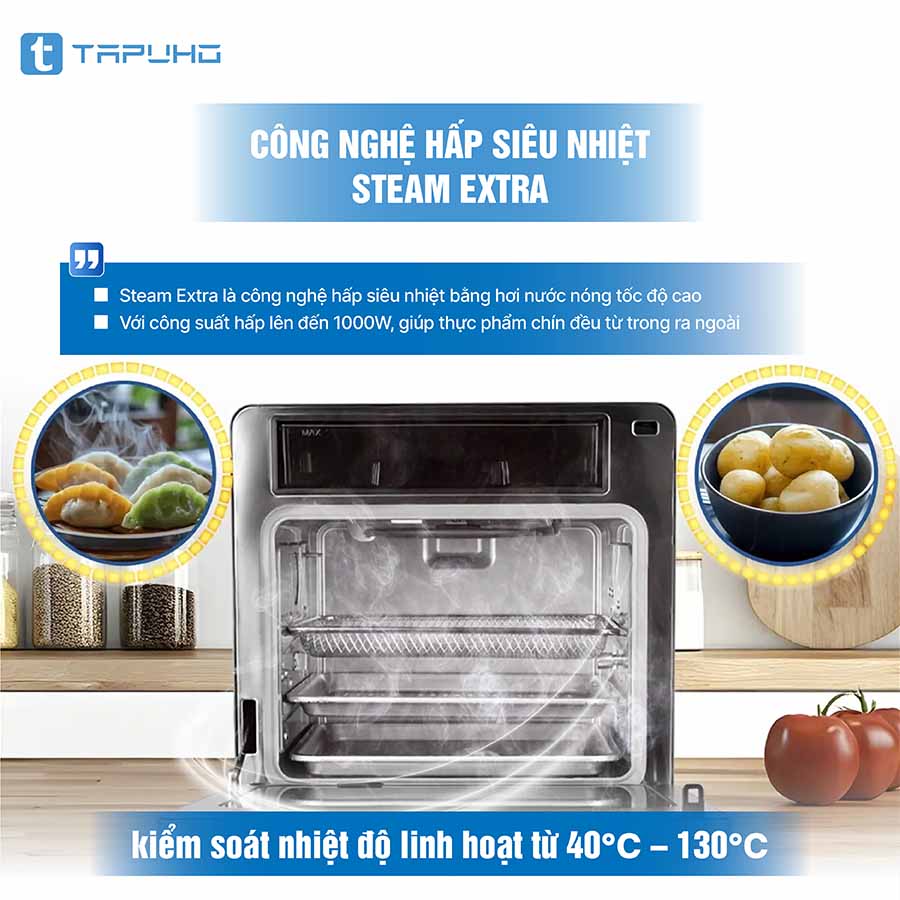 Nồi chiên hơi nước Tapuho TSF16 COLOR