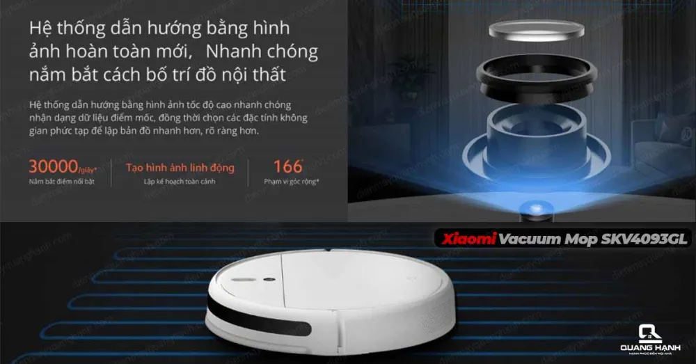 Robot hút bụi Xiaomi Vacuum Mop SKV4093GL