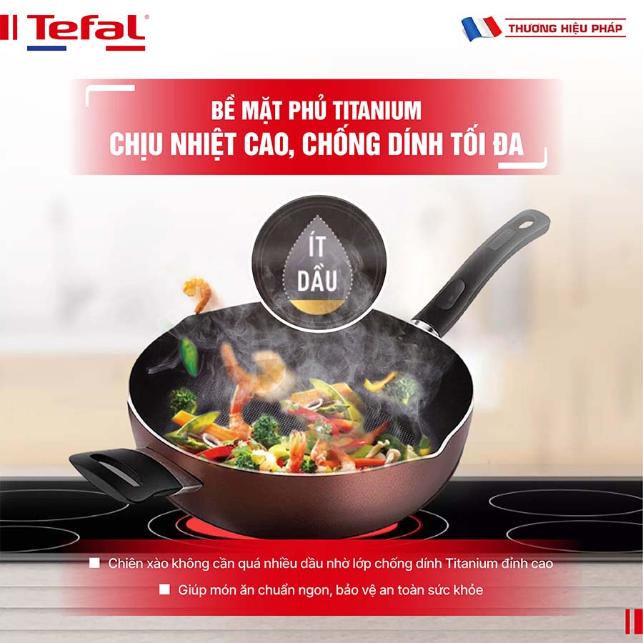 Chảo sâu lòng Tefal Day By Day G1436606 28cm
