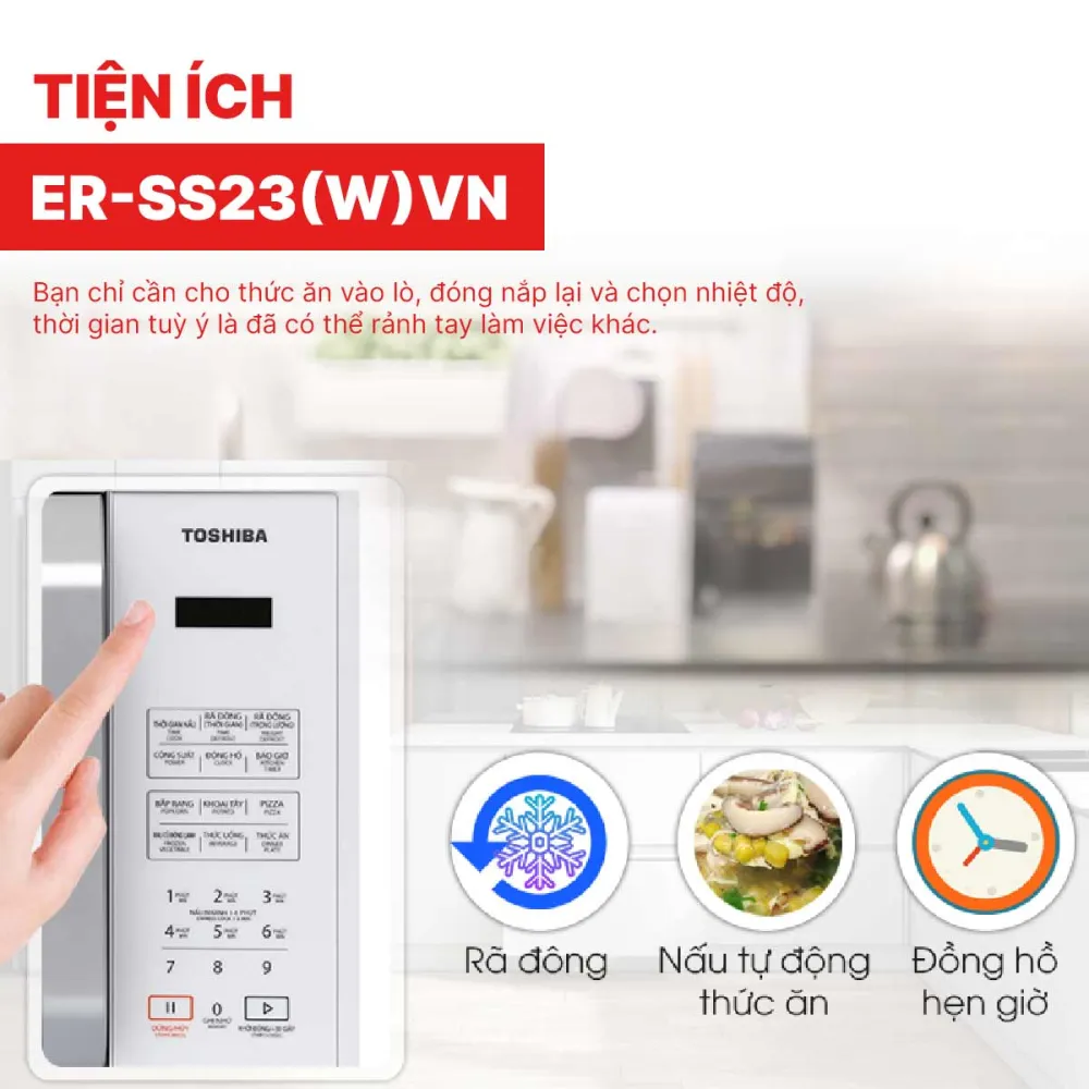 Lò vi sóng Toshiba ER-SS23(W)VN