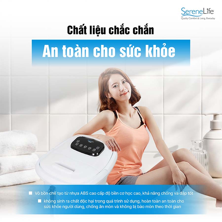 Bồn ngâm chân con lăn tự động Serenelife SLFTSP12S