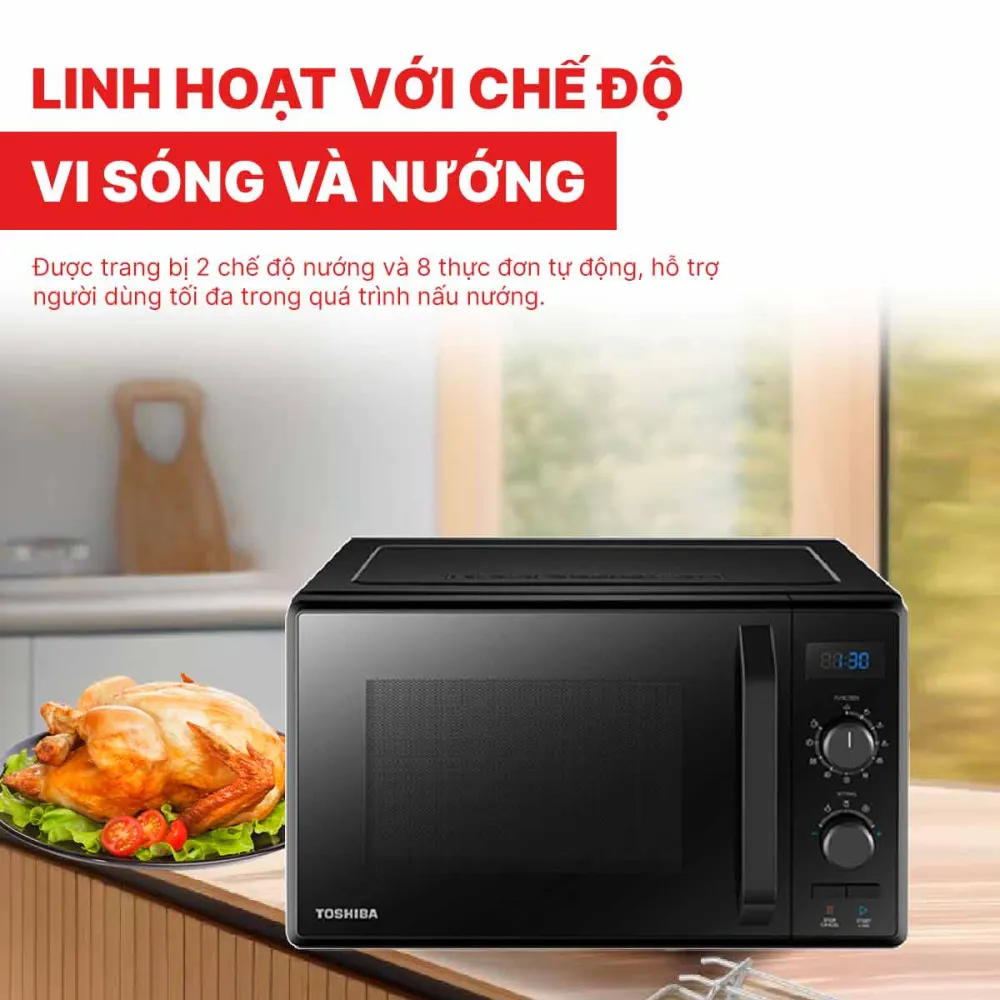 Lò vi sóng Toshiba MW2-AG24PC(BK) 24L