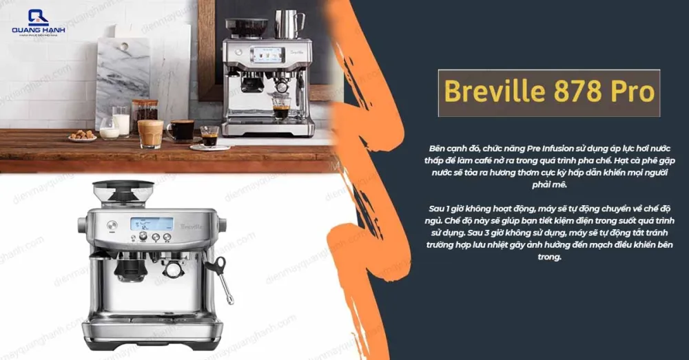 Máy pha cà phê Breville 878