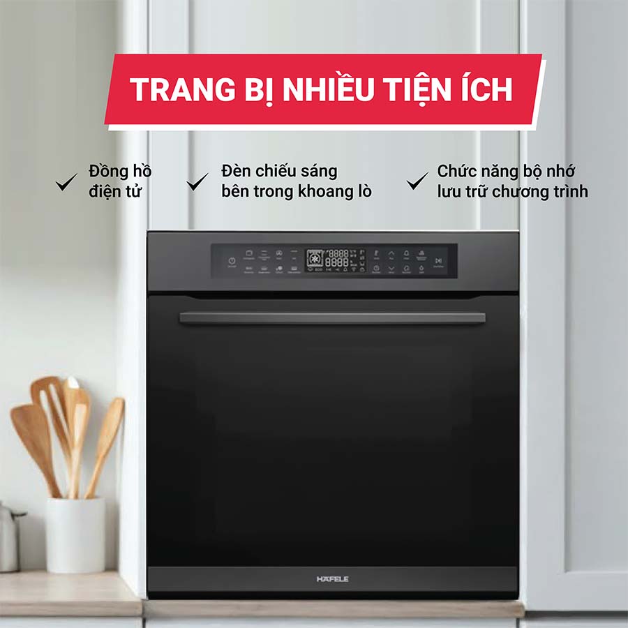 Lò nướng âm tủ 81 lít Hafele HC-O811B 495.10.035