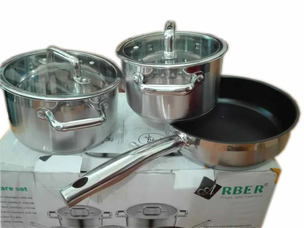 Bộ nồi chảo inox ARBER AN-05L