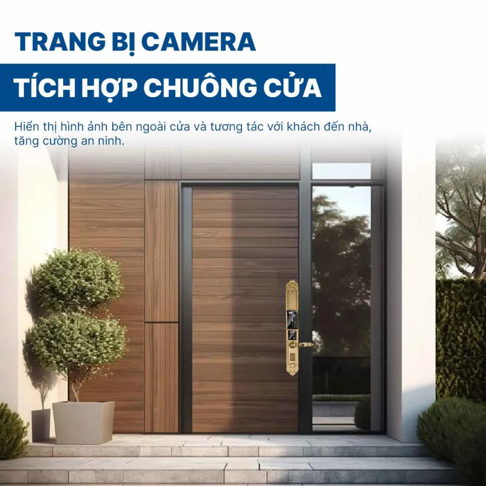 Khoá điện tử Hyundai HY-SLC8817 Gold