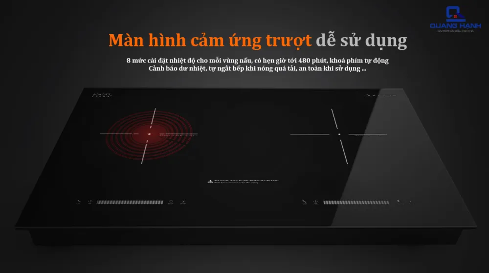 Bếp từ hồng ngoại ba vùng nấu Junger CEJ-300-IIF