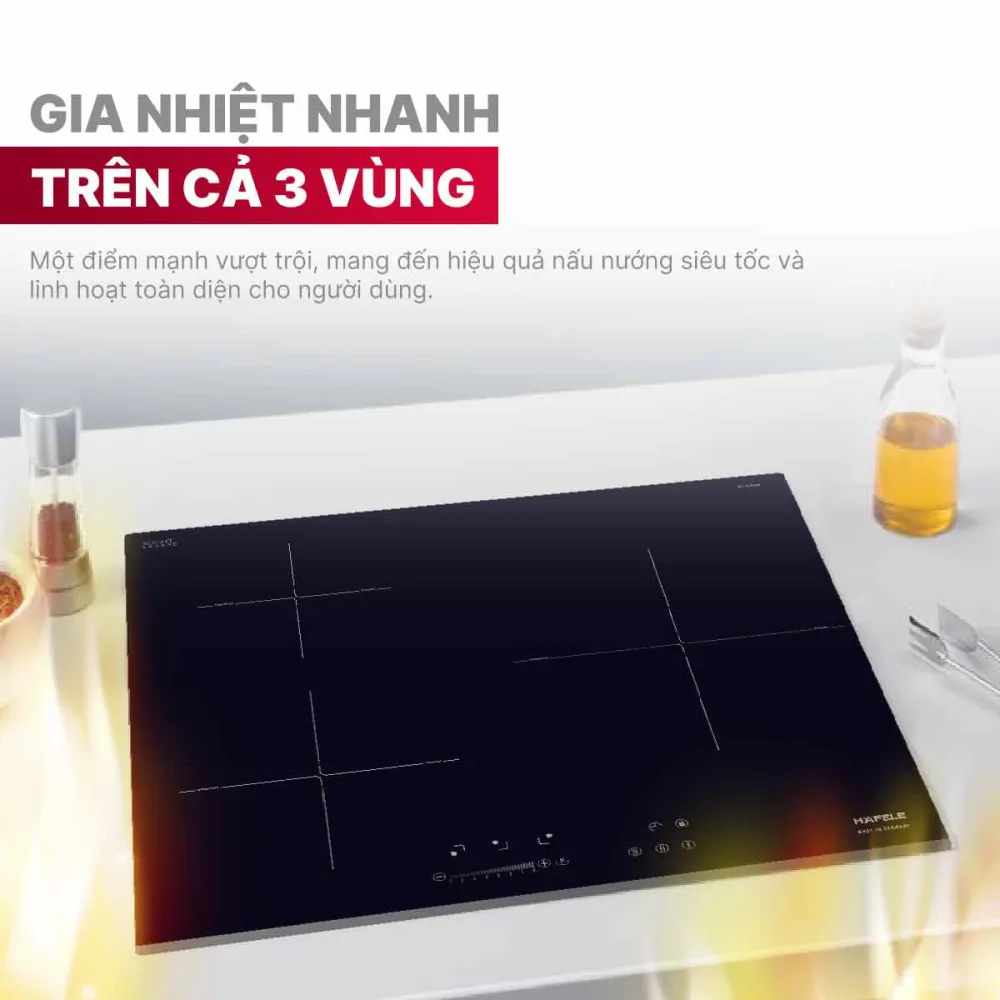 Bếp từ 3 vùng nấu Hafele HC-I6035B 533.09.961
