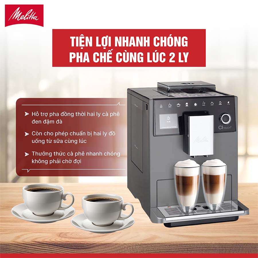 Máy pha cà phê Melitta Caffeo CI Touch Plus