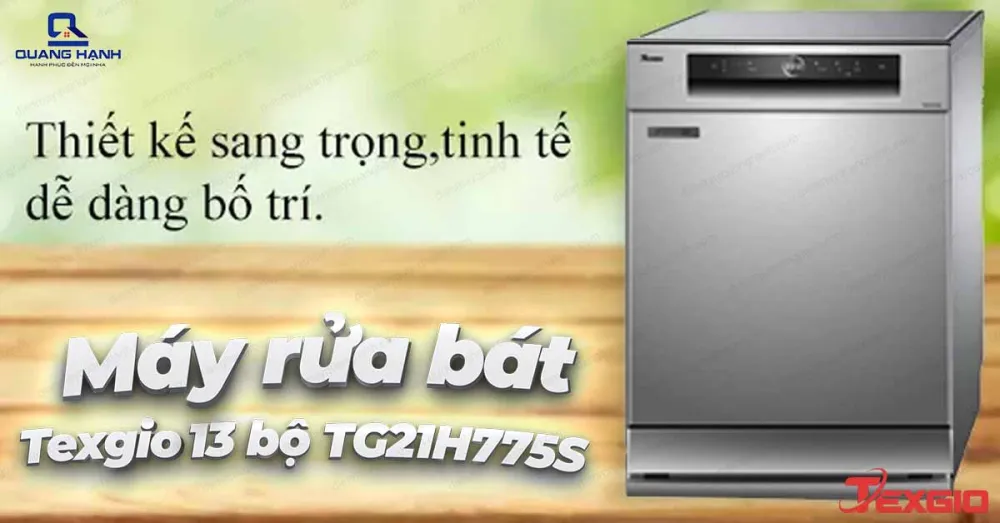 Texgio 13 Bộ TG21H775S thiết kế sang trọng