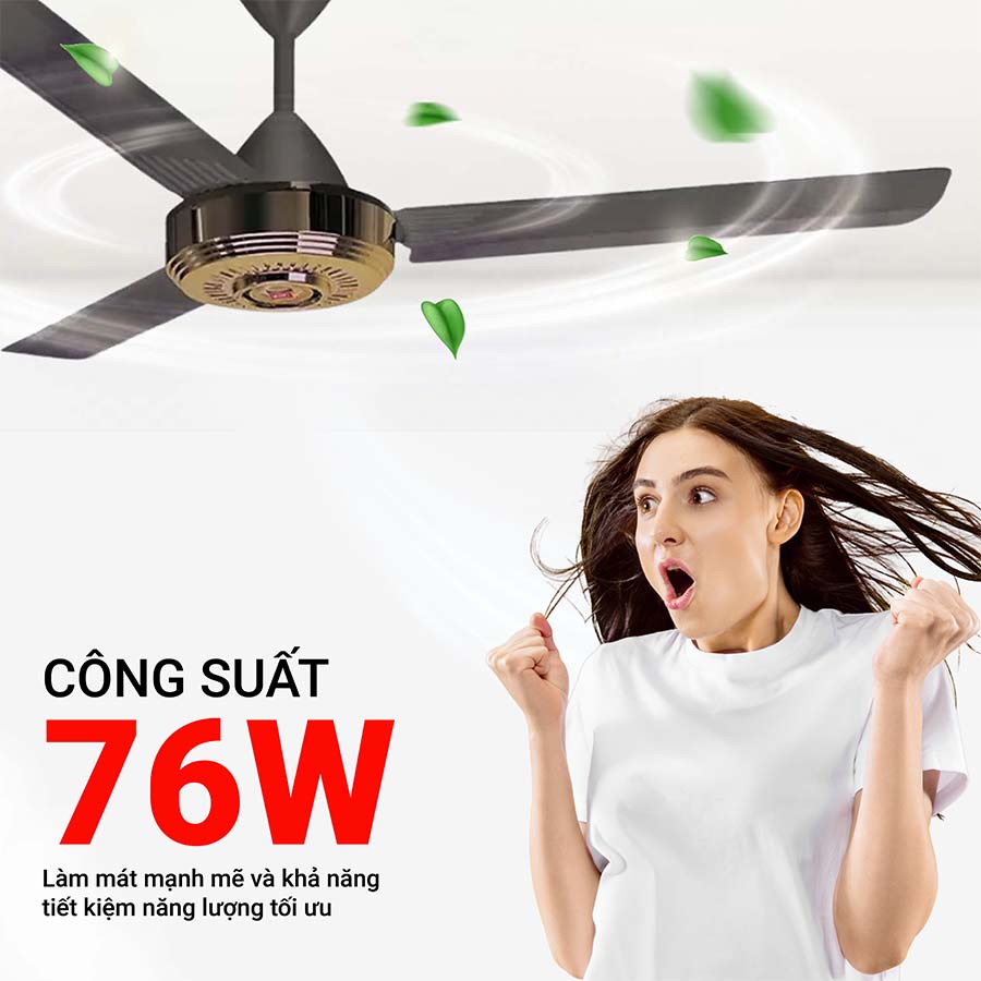 Quạt trần KDK N56YG 3 cánh