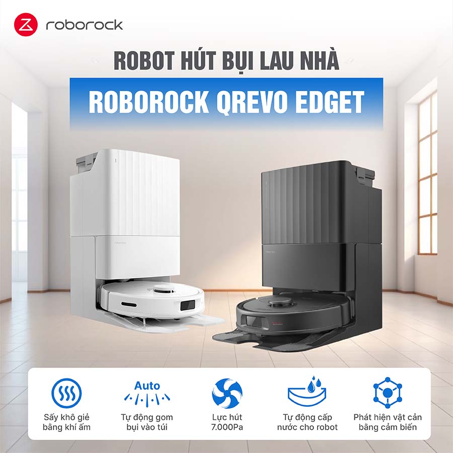 Robot Hút Bụi Lau Nhà Roborock Q Revo S