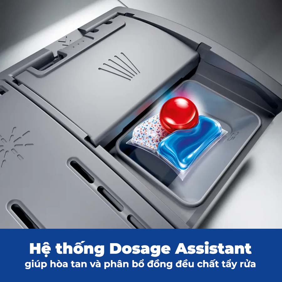 Dosage Assistant giúp hòa tan và phân bổ đồng đều chất tẩy rửa