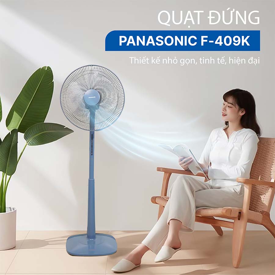 Quạt đứng Panasonic F-409K có điều khiển
