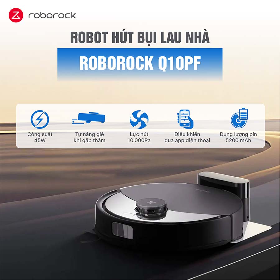 Robot hút bụi lau nhà Roborock Q10PF