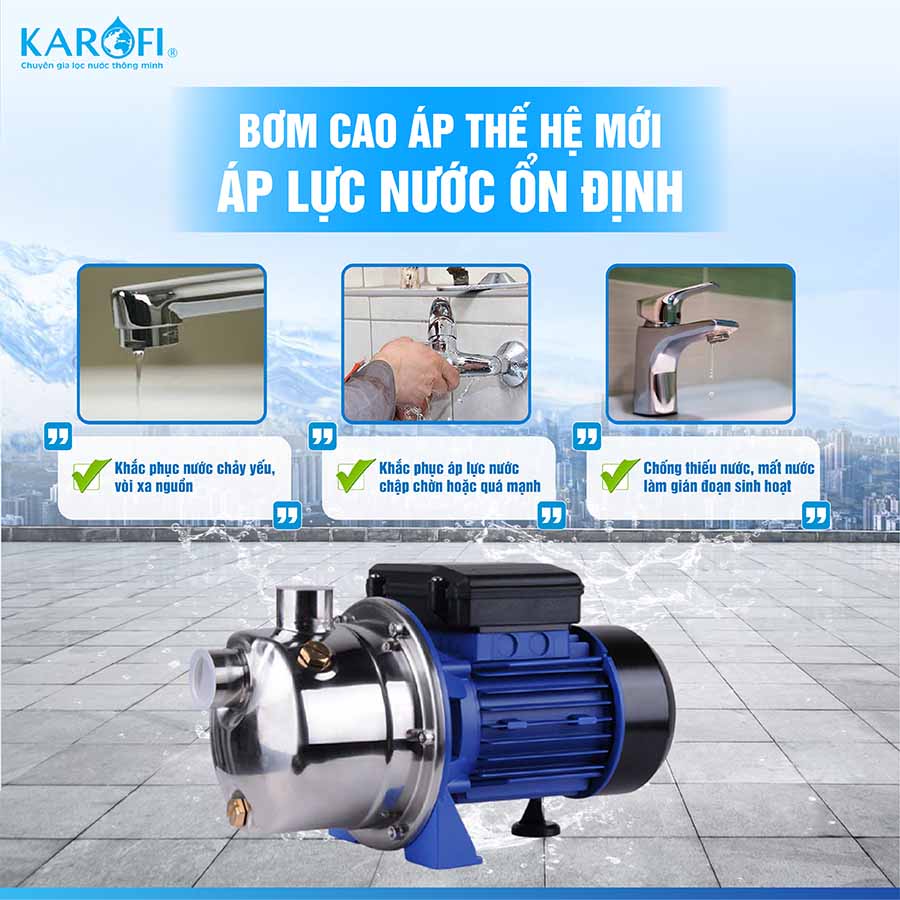 Máy lọc tổng trung tâm cao cấp Karofi WHF-E666 Plus