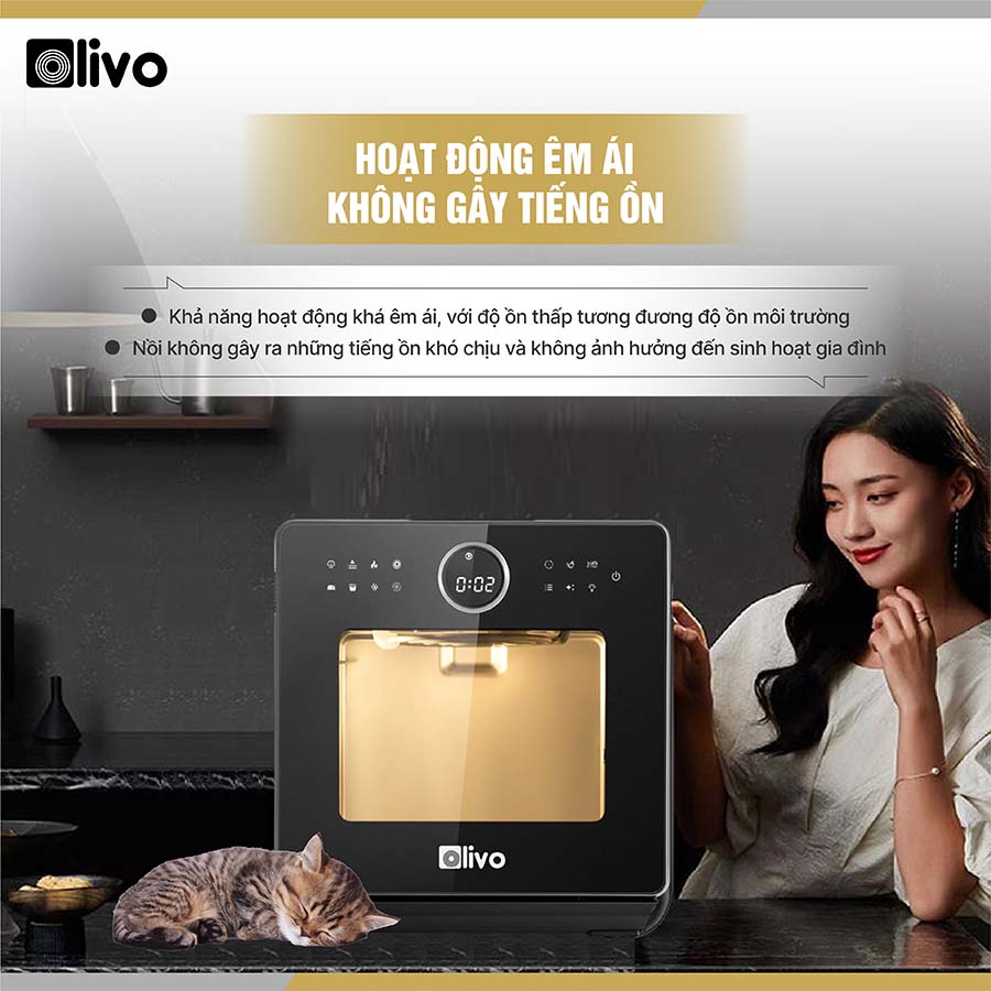 Nồi Chiên Hơi Nước OLIVO SF16 PRO