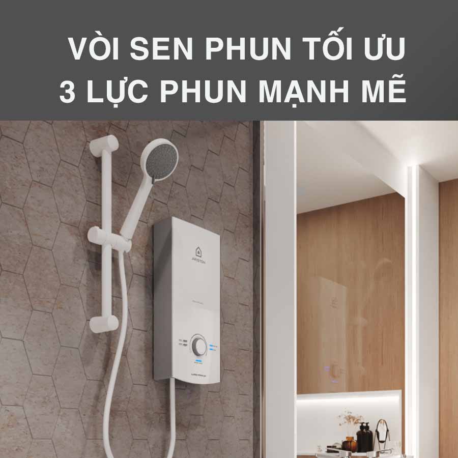 Vòi sen với lực phun mạnh mẽ