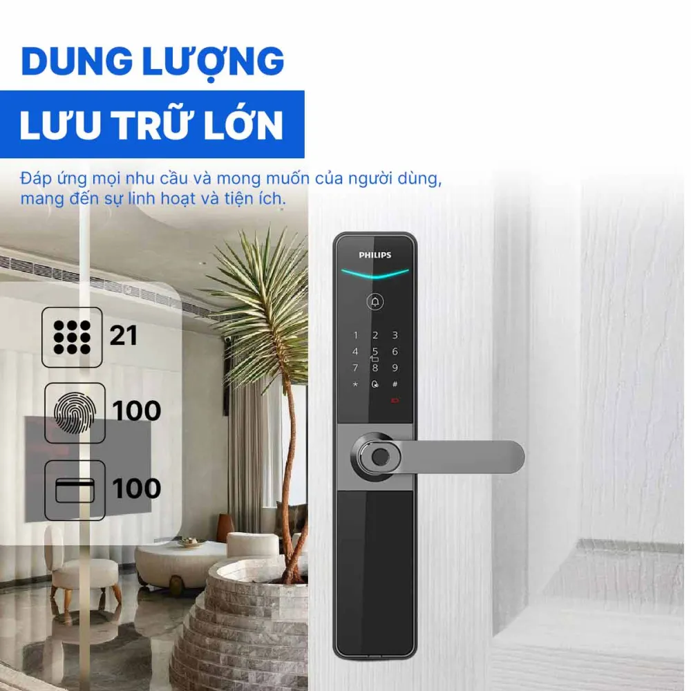 Khóa cửa thông minh Philips DDL610-5HBS