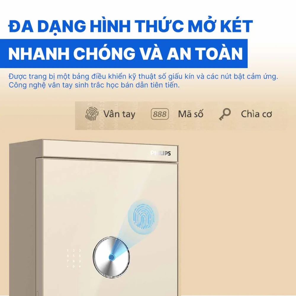 Két sắt Philips SBX602-8CU 131kg