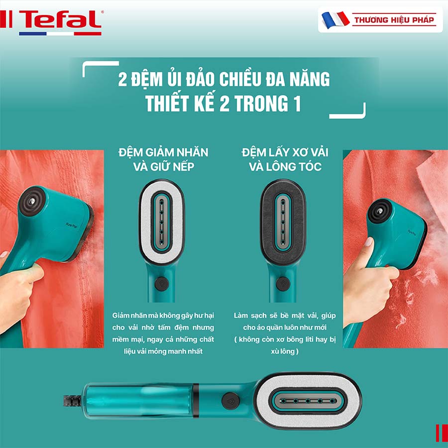 Bàn ủi hơi nước cầm tay TEFAL Pure Pop DT2024 - 1300W