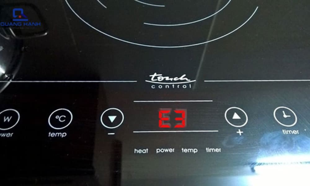 Sủa lỗi của bếp từ E3