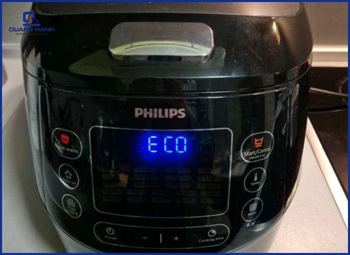 Dấu hiệu nhận biết nồi cơm điện báo lỗi ECO