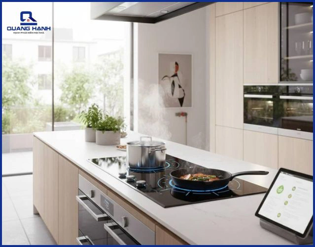 Bếp từ nấu ăn hiệu quả và tiết kiệm năng lượng