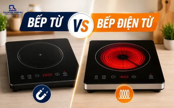 Bếp từ và bếp điện tử: Khác nhau thế nào? Nên mua loại nào?