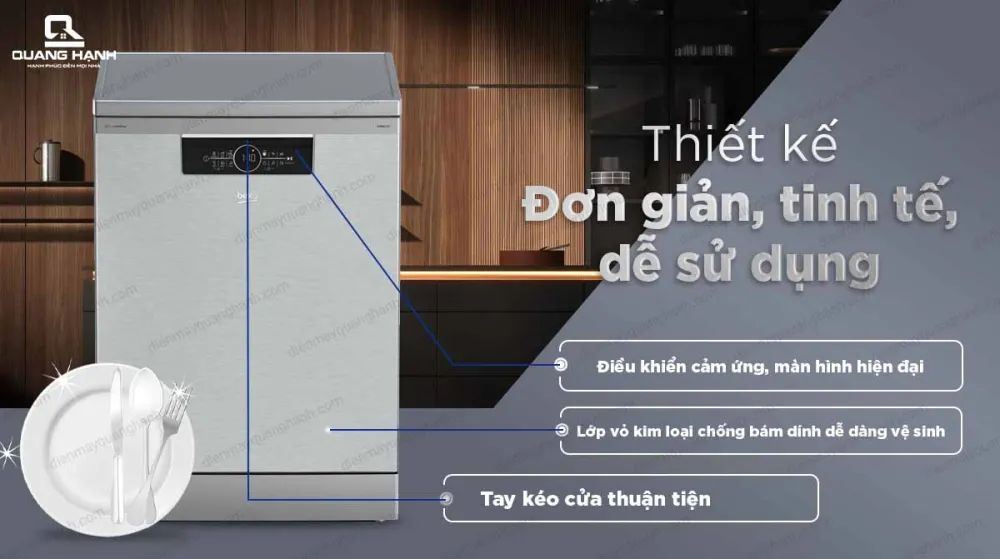 Thiết kế đơn giản, tinh tế dễ sử dụng