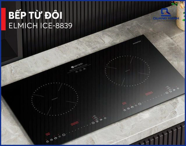 Bếp từ đôi Elmich ICE-8839