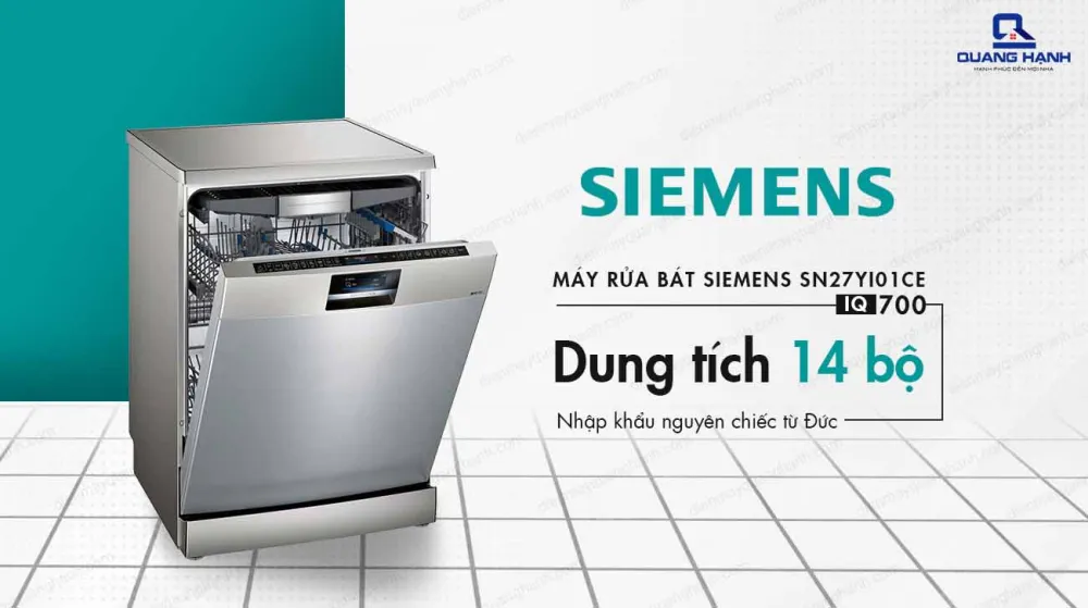 Ưu điểm máy rửa bát Siemens