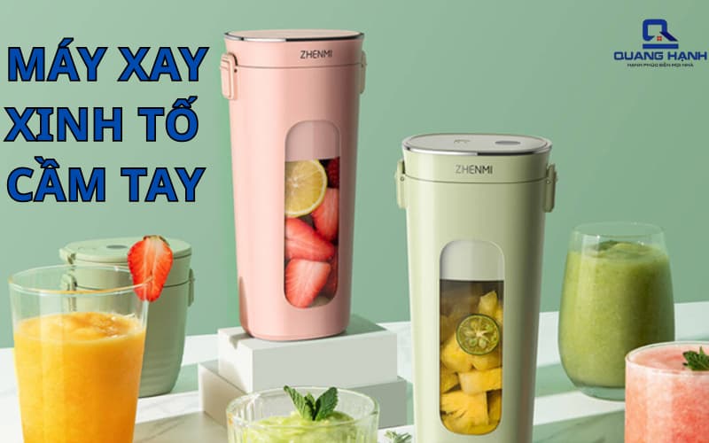 Có nên sử dụng máy xay sinh tố cầm tay sạc điện