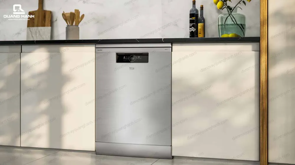Công nghệ SteamGloss rửa ly thủy tinh sạch và sáng bóng hơn