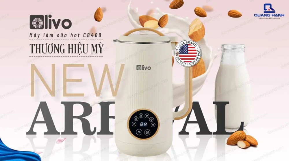 Máy làm sữa hạt Olivo của nước nào