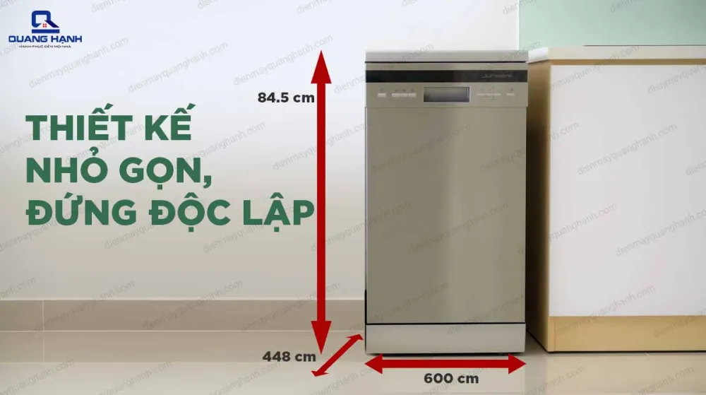 Kích thước máy rửa bát Junger