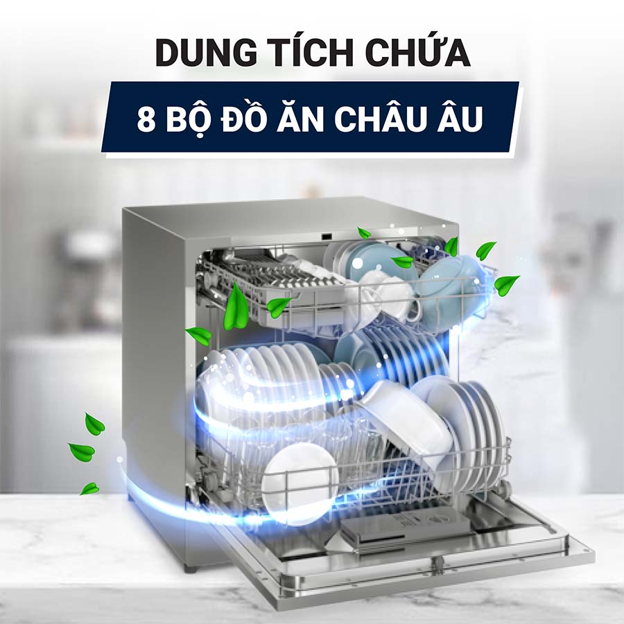 Máy rửa bát để bàn 8 bộ Electrolux EFC3862MS